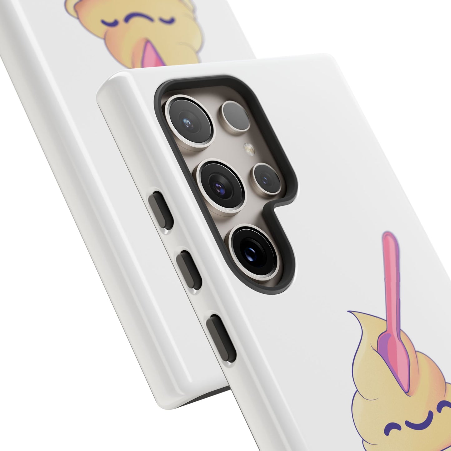 Cute Ice Cream Phone Case, Soft Serve Cup Cover, Fun Gift for Ice Cream Lovers, Summer Vibe Accessory, Adorable Cell Phone Protection
