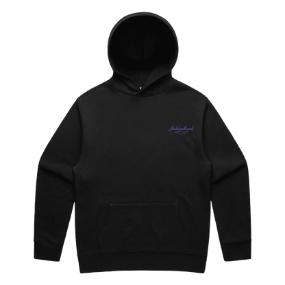 Black front flat lay