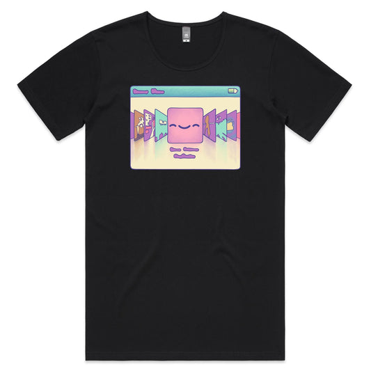 Face the Music - Men's Scoop Tee- Cool Graphic T-Shirts- Retro T-Shirts - Nostalgia Threads