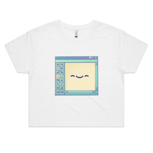 Don't go Breaking my Art - Women's Crop Tee