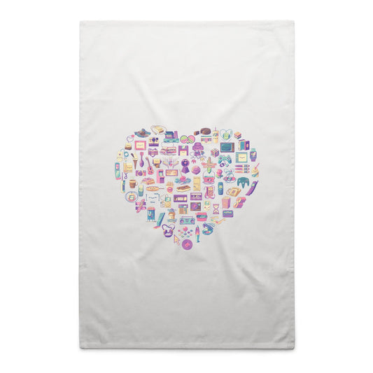 Art Shaped Box - Cotton Tea Towel