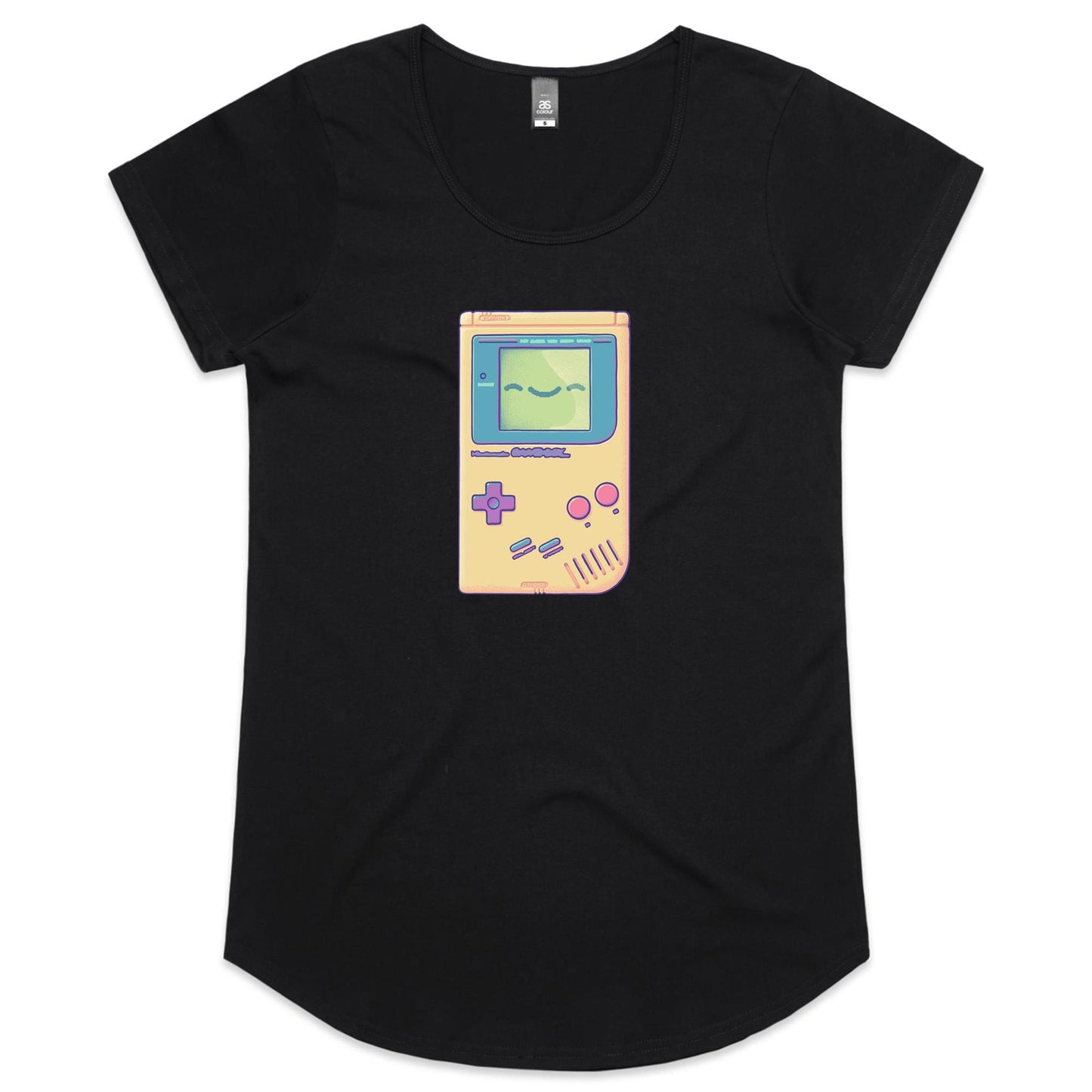 update alt-text with template Glad you Game - Women's Scoop Tee- Cool Graphic T-Shirts- Retro T-Shirts - Nostalgia Threads